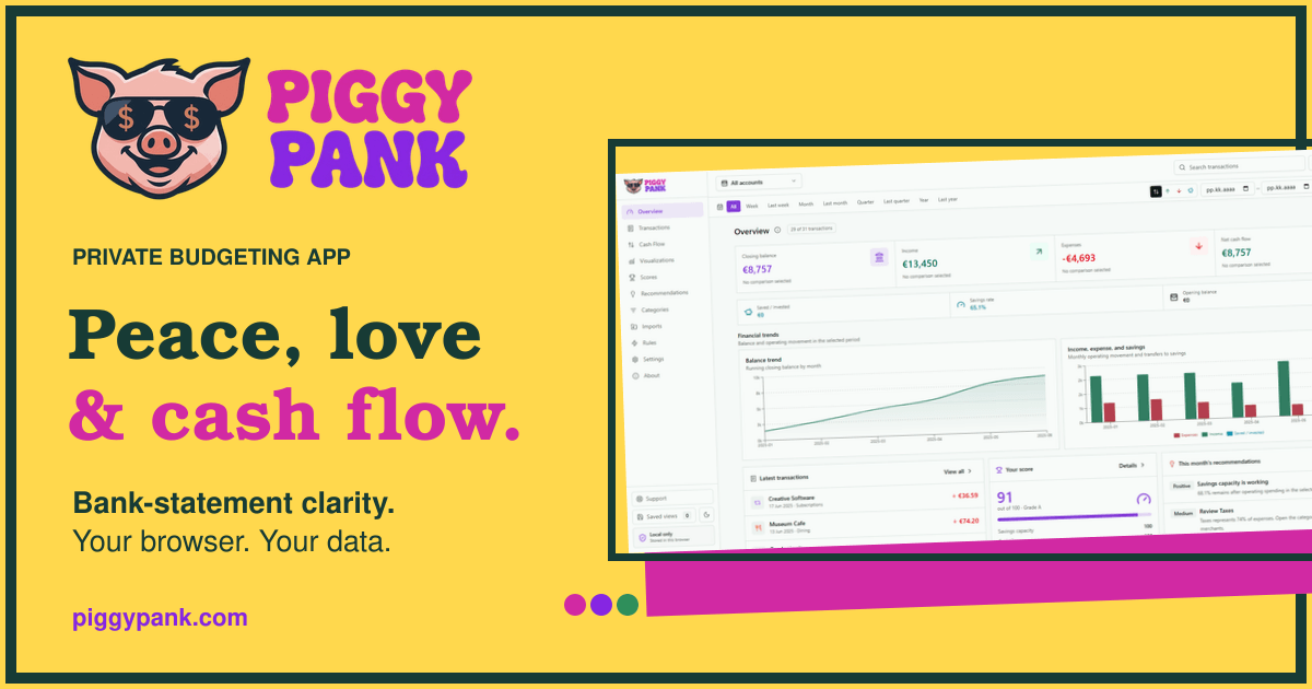 Built this so I wouldn’t upload my bank CSV to ChatGPT logo
